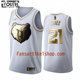 NBA Memphis Grizzlies Trikot Tyus Jones 21 Nike 2019-2020 Weiß Golden Edition Swingman - Kinder